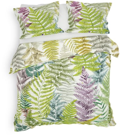 Heckettlane Harwin Dekbedovertrek - Tweepersoons - Dekbedovertrek van 100% Katoen-Satijn - 200x200-220 cm - Multi