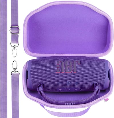 Duurzame Hard Protective Case voor Draagbare Bluetooth Speaker, Paars, Geschikt voor Charge 6, Schokbestendig en Waterdicht