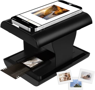 Unyqoos® Draagbare filmscanner voor digitalisatie van 35 mm dia's en negatieven