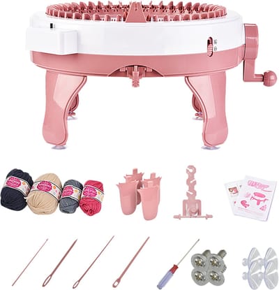 Creatorally Breimachine - Breimolen 48 naalden - Incl. Wol - Knitting Machine - DIY Gebreide Sjaal Muts Sokken - Punnikmolen
