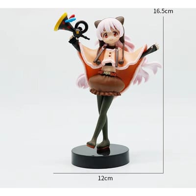 Puella Magi Madoka Magica Nagisa Momoe Figuur 16cm Anime Karakters Verzamelspeelgoedpop voor Fans Cadeau Duurzaam brown