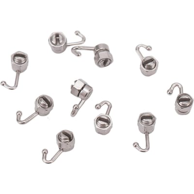 10 stuks Orthodontische Linguale Knop Roestvrij Staal Verplaatsbare Tandheelkundige Linguale Knoppen voor Tandcorrectie gray