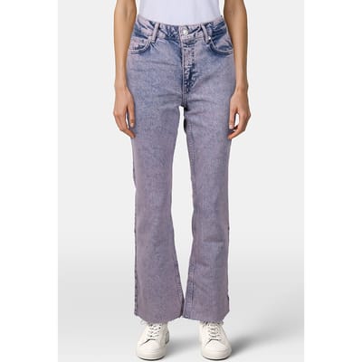 AllSaints Barely Cropped Jean Tinted Indigo Größe: W26 | Ausgestellte Hosen Outlet | Damen | Blau