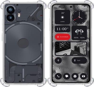Hoesje geschikt voor Nothing Phone 2 – Extreme Shock Case – Cover Transparant