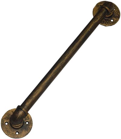 Trapleuning Kit - Muursteun Balustrade - Veilige Ondersteuning - Hoogwaardige Roestbescherming - 250cm Lengte - Antiek Goud