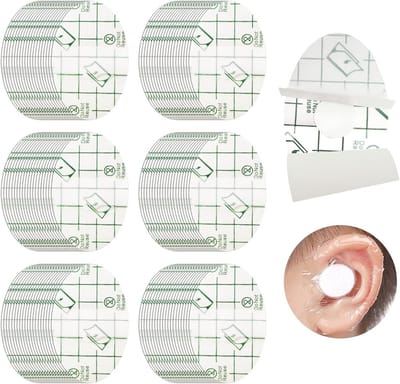 Oordopjes Covers - Waterproof Stickers - Douchen Zwemmen - Zachte Ademende PU - 120 Stuks - Transparant
