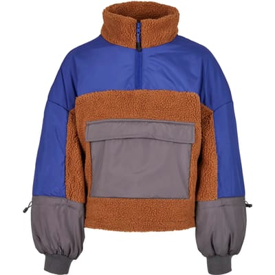 Urban Classics - Sherpa 3-Tone Pullover Jas - XS - Multicolours