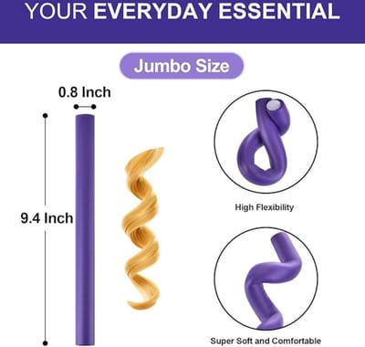 Equivera Heatless Curls - Haar Kruller - Haarkruller - Krullen zonder Warmte - Krullen zonder Hitte - Krullend Haar Producten - Haarrollers - Krulspelden - Heatless Curls Tool - Heatless Curler