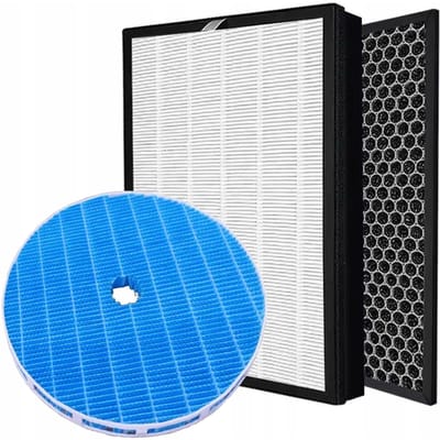 Airpro FY2422+FY2420+FY3435 Filterset voor Philips AC3829/10 – HEPA, Koolstof & Luchtbevochtiger, 3-in-1, 99,97% Filtratie