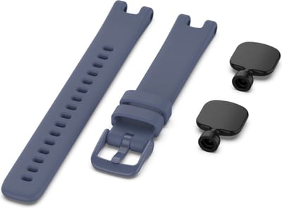 Siliconen bandje - geschikt voor Garmin Lily - staalblauw