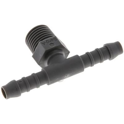 6 mm & R1/4'' PA 6 T-slangpilaar met buitendraad [10 Stuks]