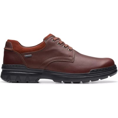 Clarks Rockie WalkGTX - heren veterschoen - Bruin - maat 40 (EU) 6.5 (UK)
