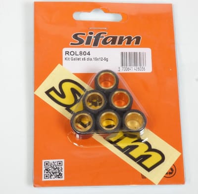 sifam variatorrol voor scooter mbk 50 ns f nitro 4t 2014 tot 2018 15x12 5grs nieuw