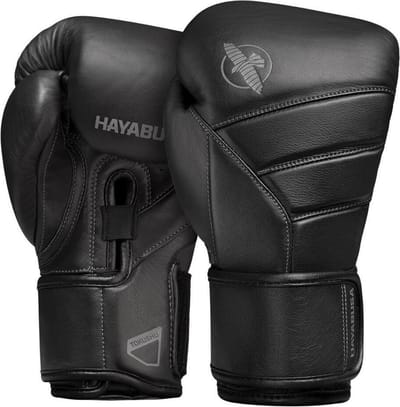 Hayabusa T3 Kanpeki Bokshandschoenen - Leer - Zwart 16 oz