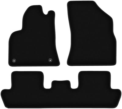 BASIC zwarte veloursmatten voor: Peugeot 5008 I crossover (2009-2017)