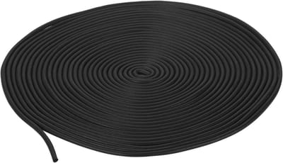 Rubberen afdichtkoord 2 mm, 9 m lang - EPDM afdichting, rond koord voor DIY, vulprofiel en draagpads