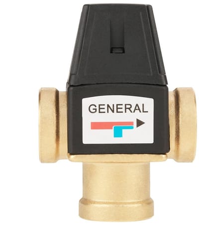 Dailygoods- Mengventiel DN20 - Thermostatisch - 3-weg Binnendraad - Geschikt voor Zonneboiler - Warmwaterinstallatie - Kwaliteitsproduct - Thermostaat