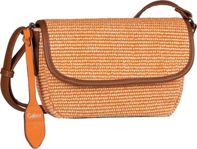 Gabor Schoudertas Eleanor Top Zip Flap Bag Orange Oranje