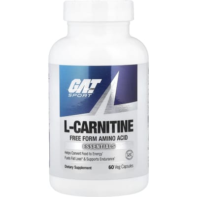 GAT, l-carnitine, 500mg, 60 capsules végétales