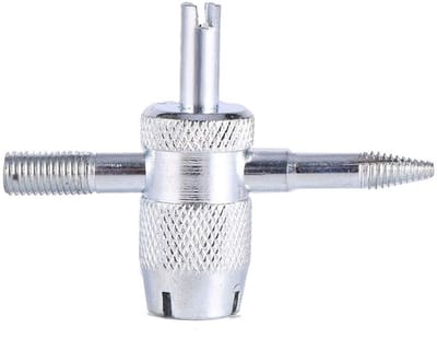 Dailygoody - Tyenaza 4-Weg Ventiel Reparatietool voor Auto, Fiets en Motor