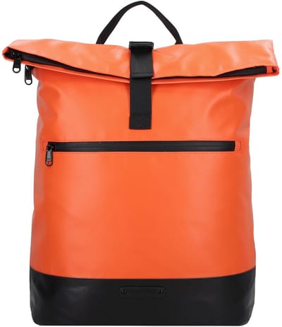 Greenburry Upcycled Tarpaulin Dagrugzak 42.5 cm Laptop compartiment - 41cm (17 duim) - orange-black