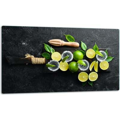 TMK ArtDeko - Snijplank - Glas - 52x30 cm - Kleurrijk ontwerp