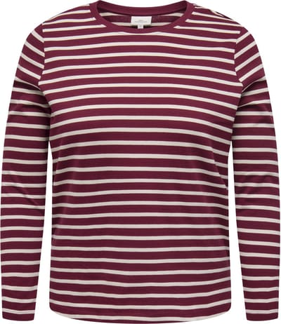 ONLY CARMAKOMA - CARNEW SOPH LIFE LS STRIPE TOP JRS - Meisjes - Blouses