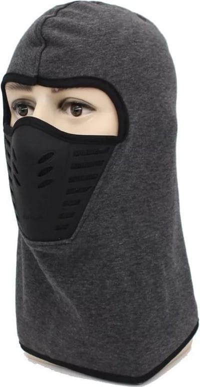 Ski Masker - Face Mask - Motor Masker  - Bivakmuts - Balaclava -  Uniseks - Grijs