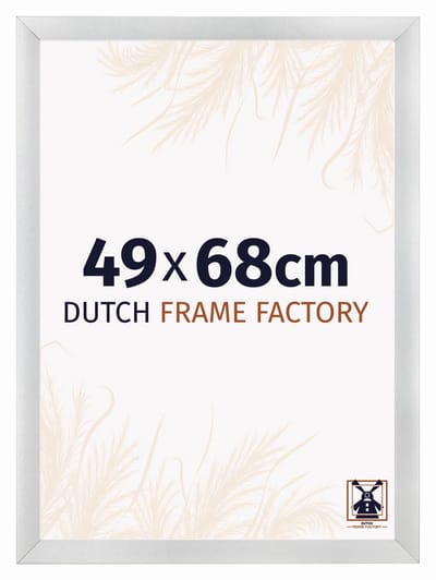 Fotolijst 49x68 cm - MDF - Zilver Mat - Praag