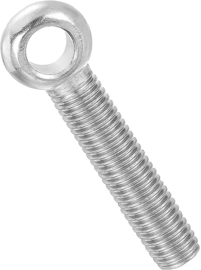 Oscillerende oogschroef M14 x 75 mm van roestvrij staal 304, metrische schroefdraad, visoog en gegroefd gat voor stevige bevestiging