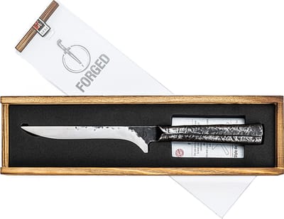 Forged Brute Uitbeenmes - 16cm - in geschenkverpakking