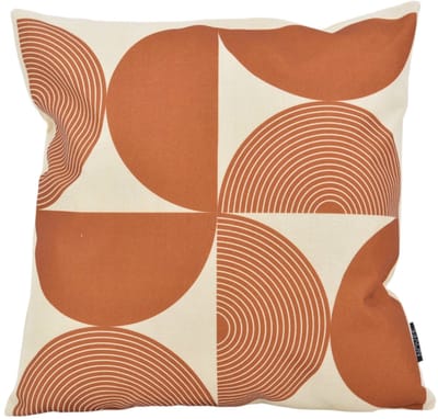 Retro Curve #2 Kussenhoes | 45 x 45 cm | Katoen/Linnen | Sierkussenhoes | NOVÉE
