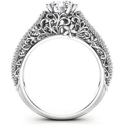 Fijne Diamanten Sieraden Massief 100 % S925 Sterling Zilveren Ring Voor Vrouwen Cn Onzichtbare Zet Zilver 925 Sieraden Ringen Vrouwelijk Anels 10 wit