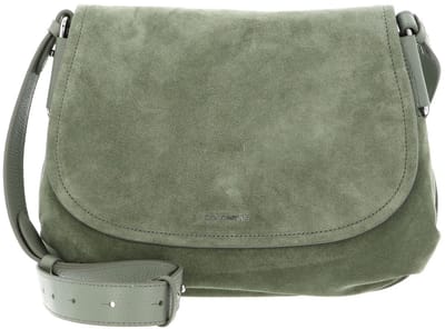 COCCINELLE Leren schoudertas Rebekka Suede Handbag Grained Leather Greenery / Greene mintgroen