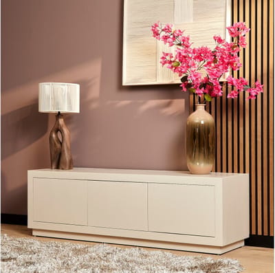 Tv meubel Brussel Zand Mangohout 150 cm