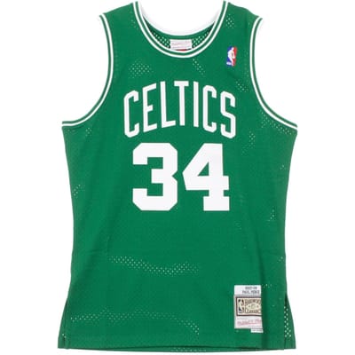 Basketbaltanktop voor heren Nba Swingman Jersey Hardwood Classics No 34 Paul Pierce 2007-08 Boscel Road Originele teamkleuren