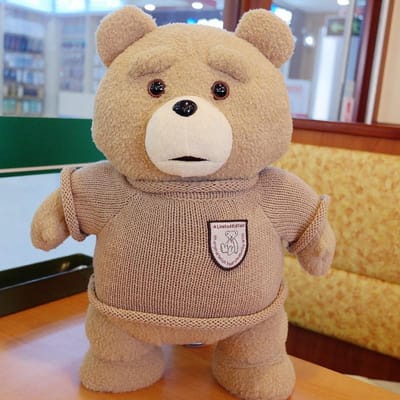 43cm 10 Stijlen Film Knuffelbeer Ted 2 Pluche Speelgoed Schort Zacht Gevuld Dier als Verjaardagscadeau voor Goede Vrienden 43cm