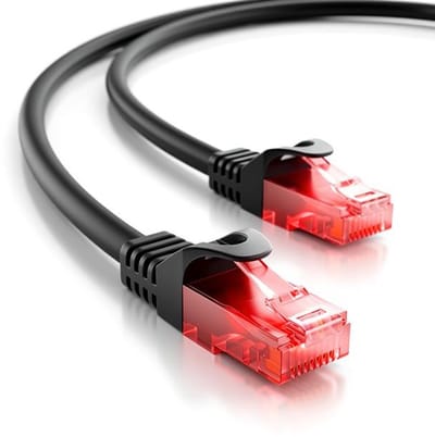 Maison Elara CAT6 Outdoor Patchkabel 2m - 250 MHz AWG 24 - UV Bestendig Weerbestendig LDPE Mantel - Zwart