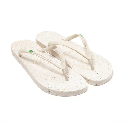 BRASILERAS Slippers damen-wit -34-35