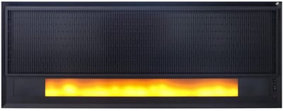 Infrarood paneel openhaard LED 1700Watt Basic - Quality Heating - Wifi - bedienbaar met afstandsbediening