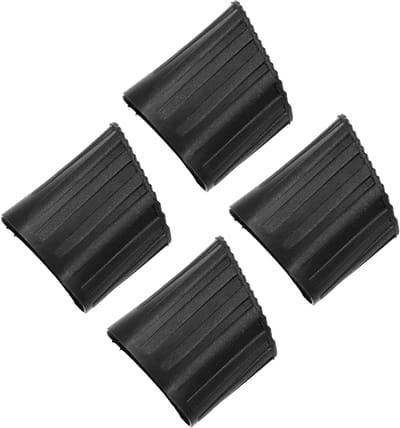 Antislip Ladder Voeten - Beschermhoezen Rubber - Vloer Beschermen - Verdikt Ontwerp - 4 Stuks - Zwart