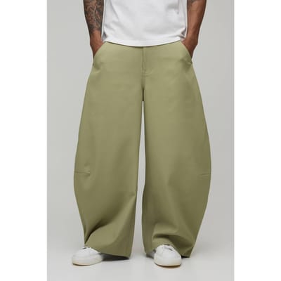 Extreme Balloon Fit Klinknagel Broek | Sage | Size XS