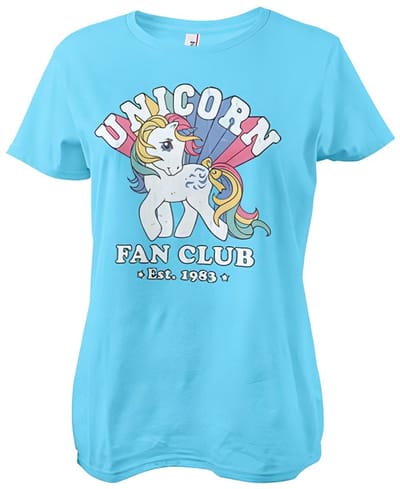 My Little Pony Dames-T-shirt 'Unicorn Fan Club' in meisjesachtige stijl