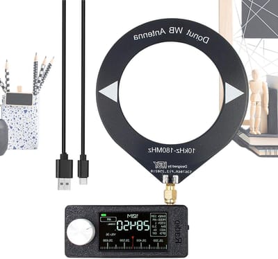 Radio Ontvanger - Ham Radio - Luisterplezier Thuis - Compact Draagbaar - 1.9 Inch Scherm - Zwart
