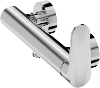 LAVITA® Douchemengkraan CETUS - Chroom - Keramische Cartouche, ééngreeps, Waterbesparend - Mengkraan voor Badkamer - Douchekraan voor extra hygiëne en comfort