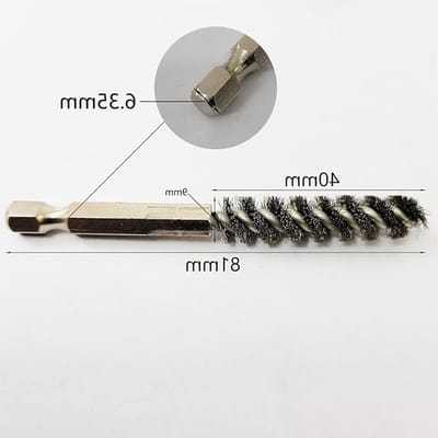 6x RVS Golfclub Hoofden Reinigingsborstels voor 6.35mm en 9mm Accessoires voor Schoonmaak