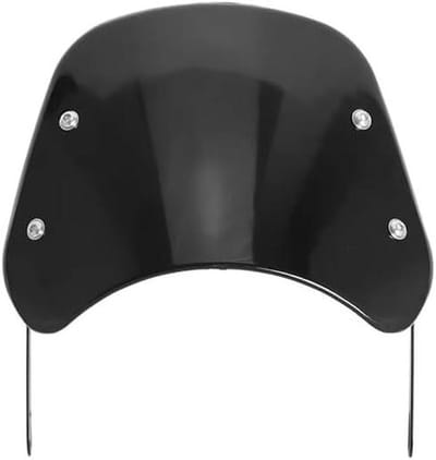 Motorfiets Windscherm - Windgeleider Deflector - Comfortabel Rijden - Aerodynamisch Ontwerp - Voor Piaggio Zip - Zwart