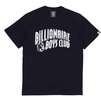 Mannen T-shirt Arch Logo Tee Navy