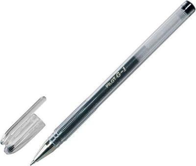 Gelschrijver PILOT G-1 medium zwart | 12 stuks