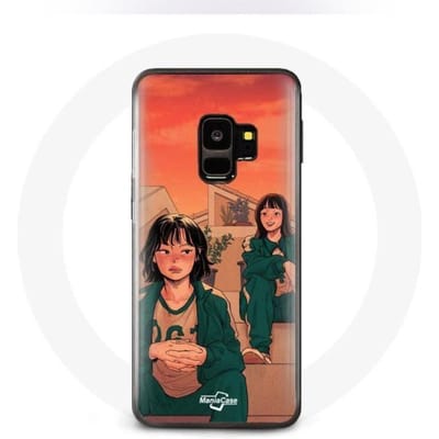 Case voor Samsung Galaxy S9 Squid Game Kang Sae Byeok Nummer 067 en Ji Yeong Nummer 240